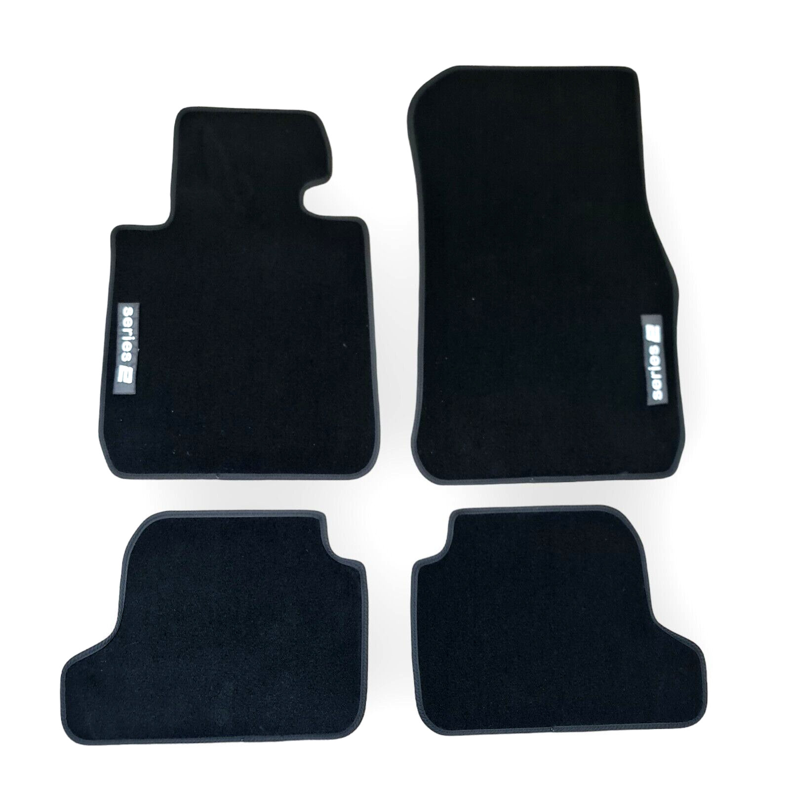 Car Floor Mats For BMW 2 F23 Convertible Waterproof Black Velour Carpet Liners