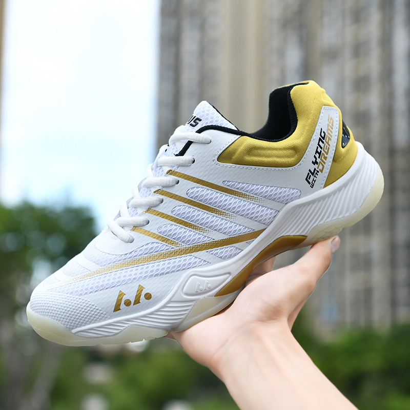 Professional grade badminton shoes for men and women with anti-slip, wear-resistant, shock-absorbing training sports shoes, breathable shoes