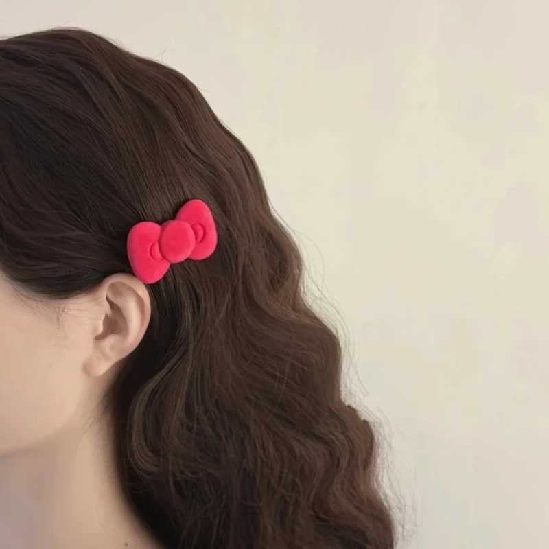 Sanrio 2pcs Sweet Pink Bow Star Hairpin for Girls Women Y2k Korean Style Heart Hair Clip Barrette Side Clip Hair Accessoriesw250716