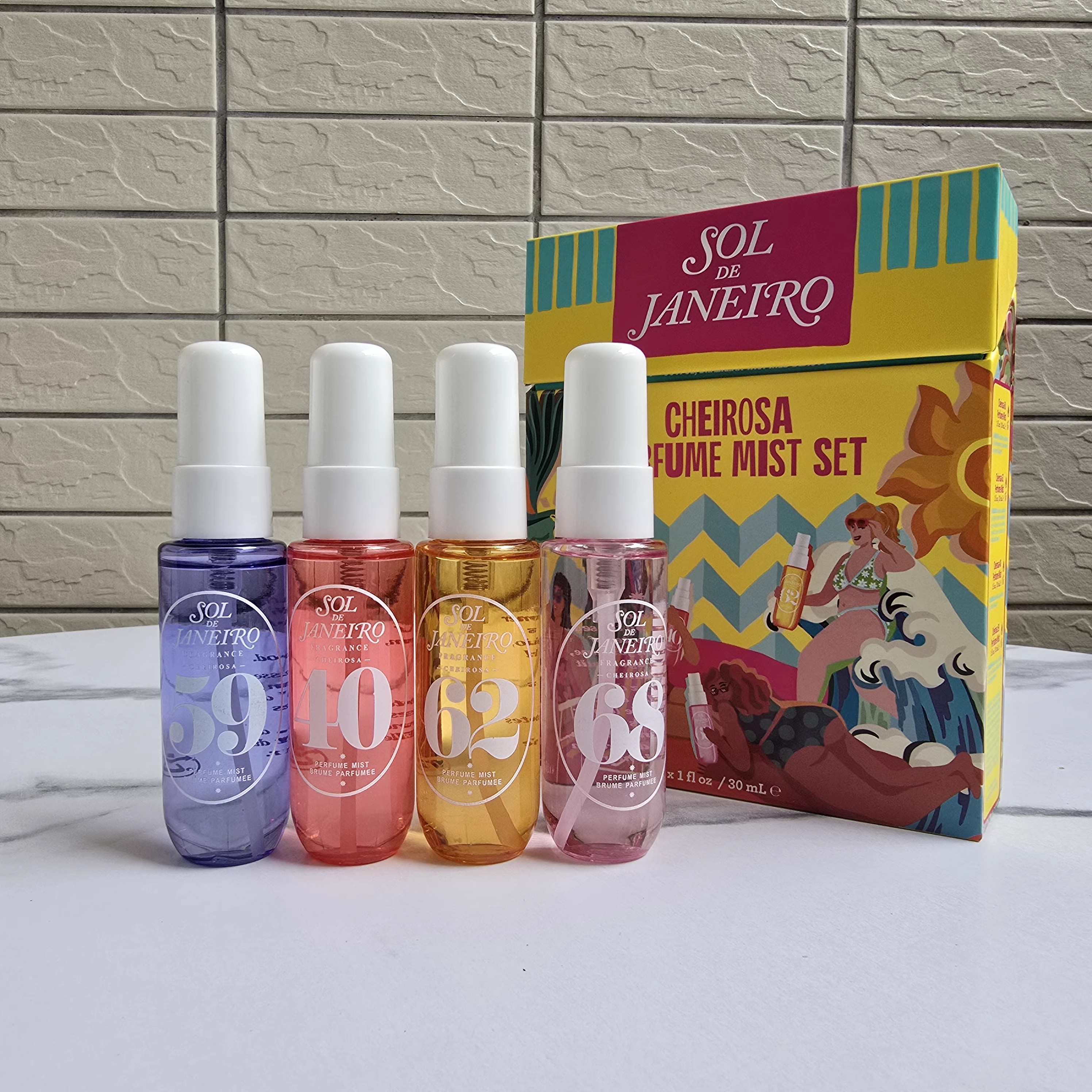 Good All Gender Perfume Rainy and Sunny Body Mist with Lasting Fruity Scent Perfume for All WeatherBody Fragrance spray 4*30ml-Piece Gift Box