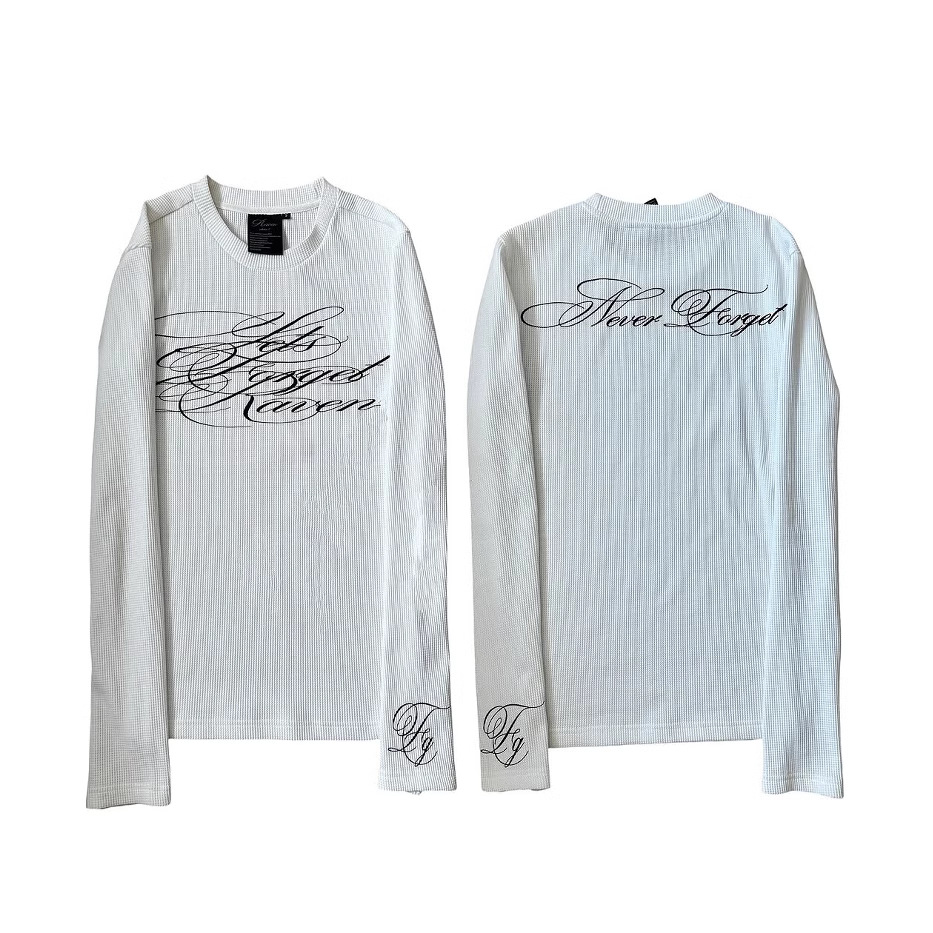 American Long Sleeve T-shirt Dark Retro Y2K Print Top High Street Gothic Fashionable Outfit Instagram