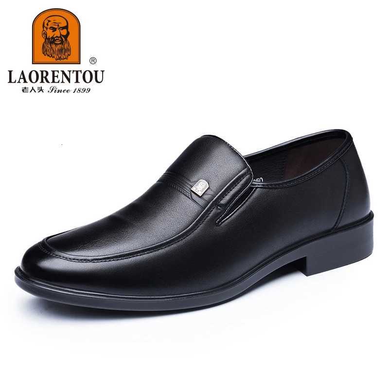 LAORENTOUreal leather casual leather shoes for middle-aged and elderly men soft-soled breathable business formal dad shoes 87159 W250716