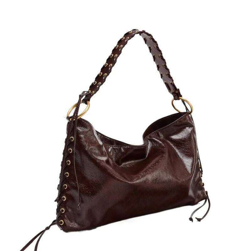 Metallic Hole Eye Shoulder Bag Women New In Famous Brands Faux Leather Handbag High Quality Fashion Exquisite Female Bags