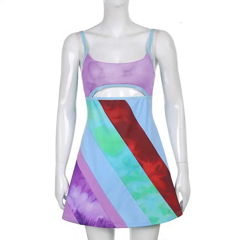 hirigin Womens Vintage Print Semi-Sheer Sheath Dress 00s Fashion Bodycon Mini Slip Dress Retro Bandana Print Fitted Strap Dress R250716