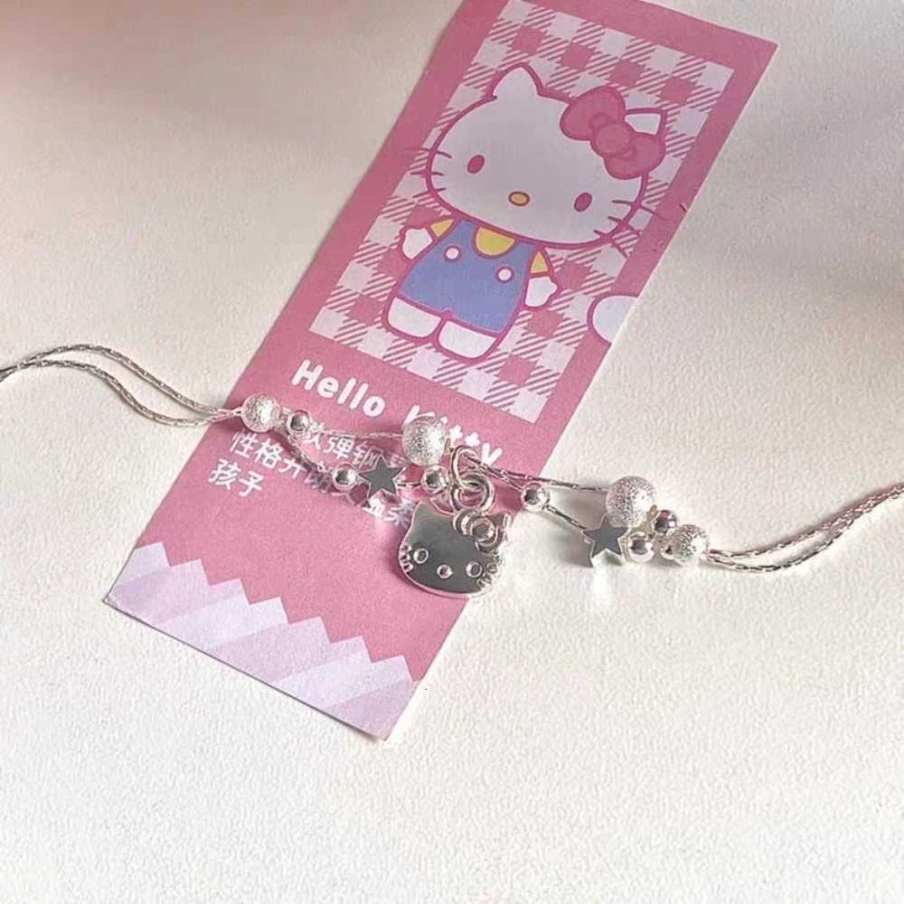 Sanrio Kawaii Sanrio Hello Kitty Kuromi Decorative Bracelet Cartoon Kt Cat Student Fashion Simple Charm Girls Jewelry Accessories Gifts w250716