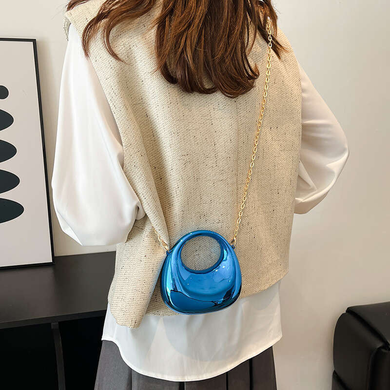 Acrylic Dumpling Women's 2025 New Fashion Niche Chain Shoulder Mini Crossbody Box Bag