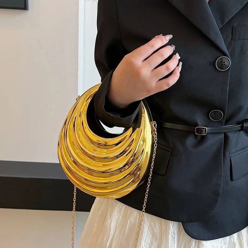 Acrylic Evening Clutch Women Shoulder Bag Handbag And Crossbody Bags Fashion Party Prom Wedding Shiny Design Purse