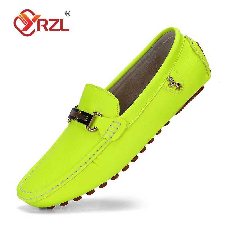 100% Handmade PU Leather Loafers Men Casual Driving Flats Slip-on Shoes Luxury Comfy Moccasins White Loafers Shoes Men W250716