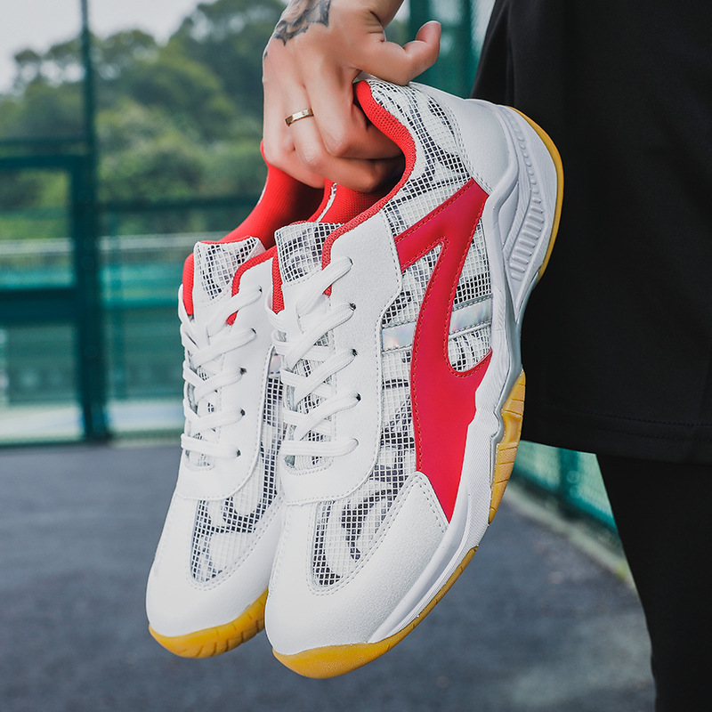 Tennis shoes non-slip mesh training shoes sports shoes summer large size breathable shock absorption