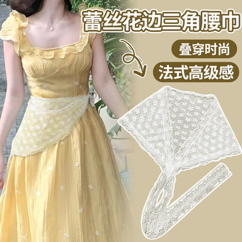 2025 Korean Style Spring Summer Heavy Lace Ruffle Shorts Skirt Apron Pants Swing Women Direct Factory