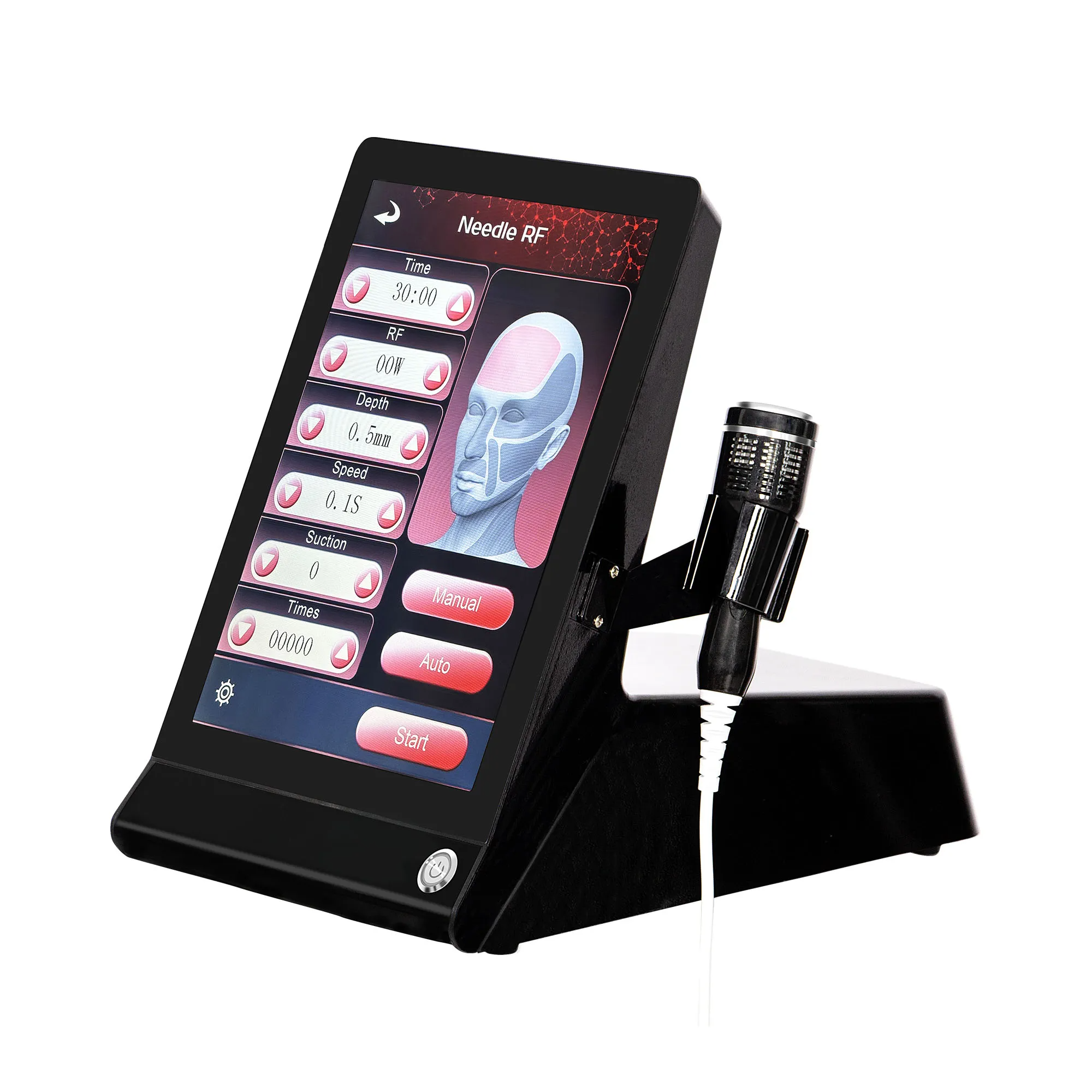 Rf Micro-Needle Beauty Instrument Fades Fine Lines and Purifies Pores. Multifunctional Beauty Salon Instrument Professional