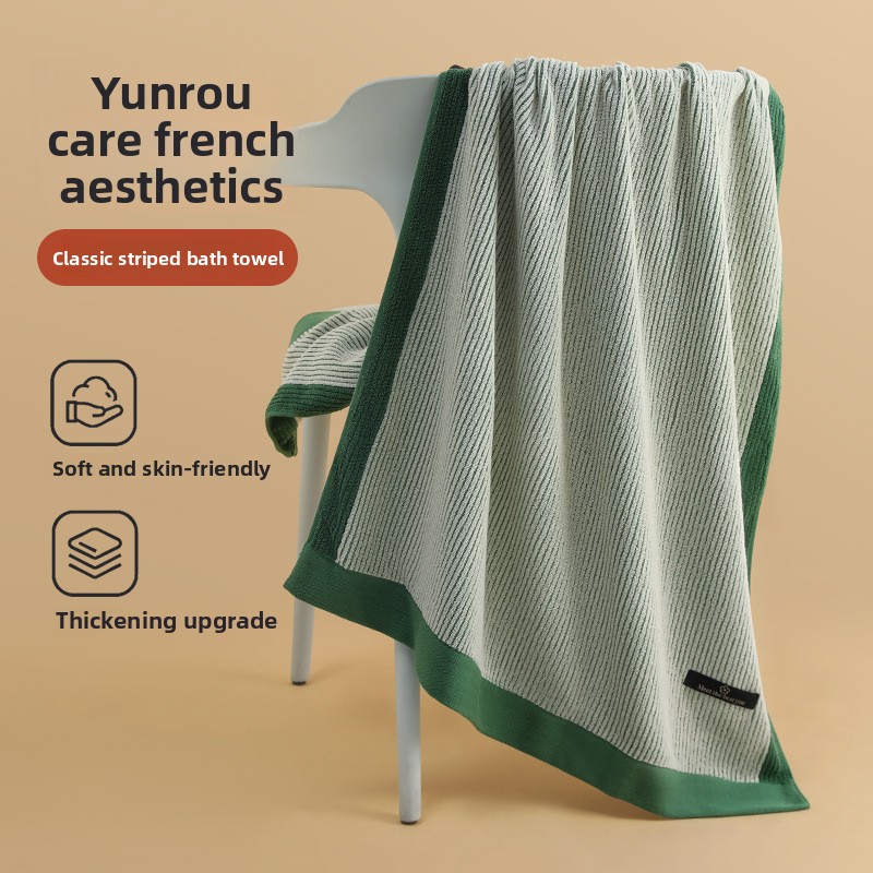 Premium pure cotton bath towels wholesale thickened and enlarged water absorption household towel hotel beauty salons formulated bath towels cotton
