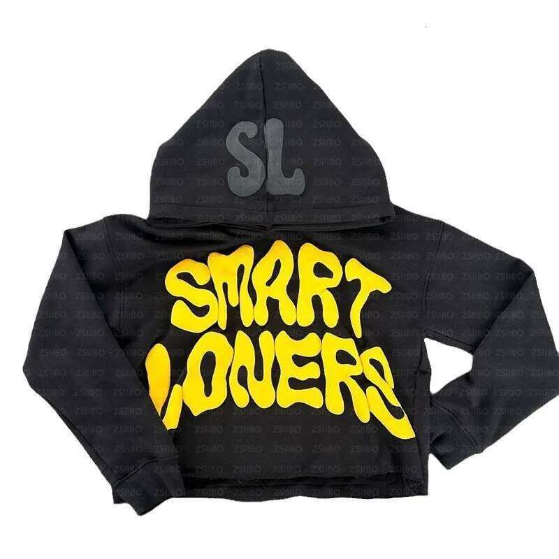 Designer Leisure High Quality 2000s Y2K Pullover Sweatshirt Haruku Hip Hop Retro Letter Print Oversized New Gothic Hoodie Tops Women Clothing