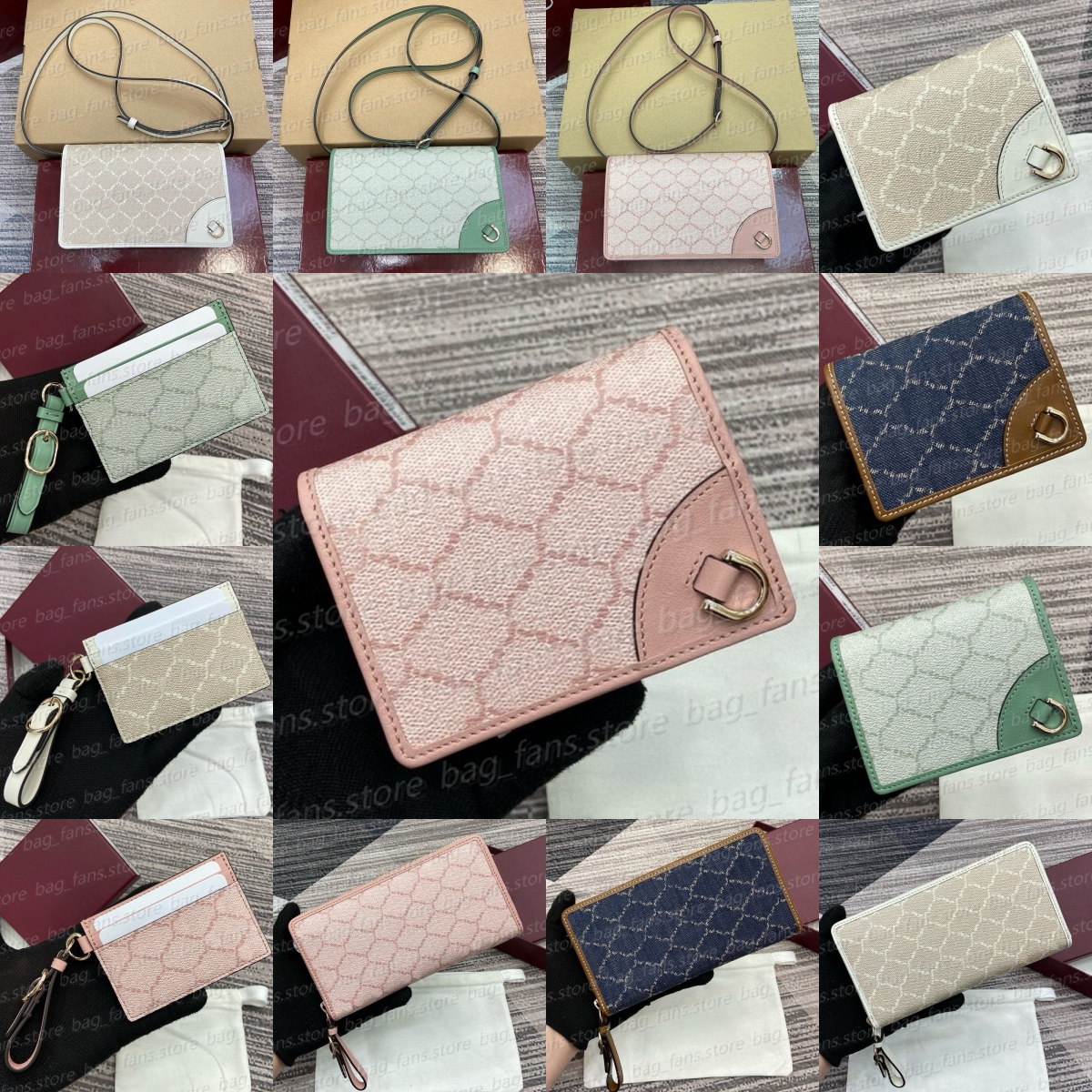 (go off picture not the description) Premium Designer Coin Purses Women Men's Card Holders Fashion Wallets with Box Festival Gifts 31987