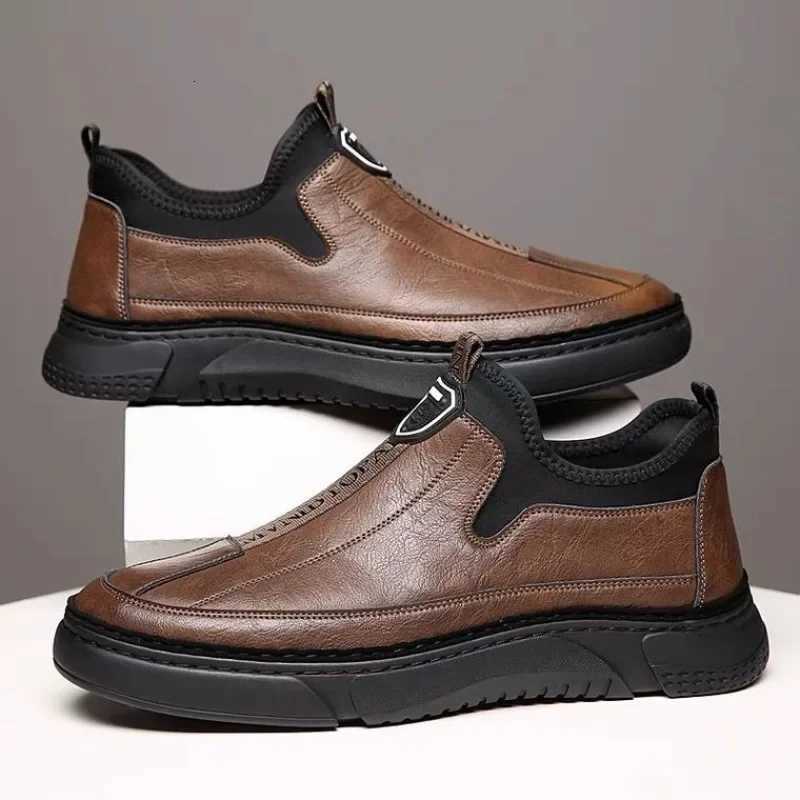 Soft Mens Leather Shoes Business Dress Formal Velvet Moccasin Footwear Offer Mens Casual Shoes High Quality Fashion Low Price PU W250716