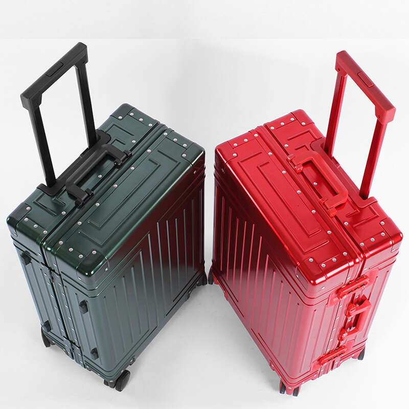 New All-Aluminum Magnesium Alloy Suitcase 20inch Boarding Trolley Universal Wheel 24inch Travel Case for Women