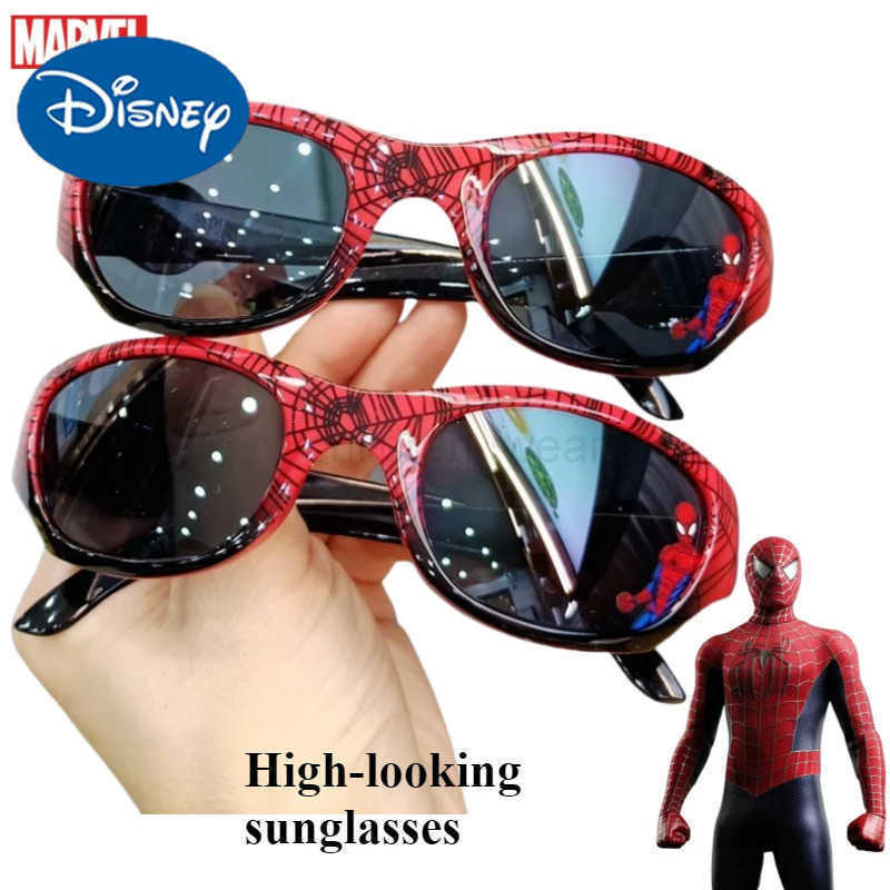Disney Marvel The Avengers Spiderman Peripheral Movies Creative Cartoon Personality Student Summer UV Shade Sunglasses Holiday Gifts W20250716