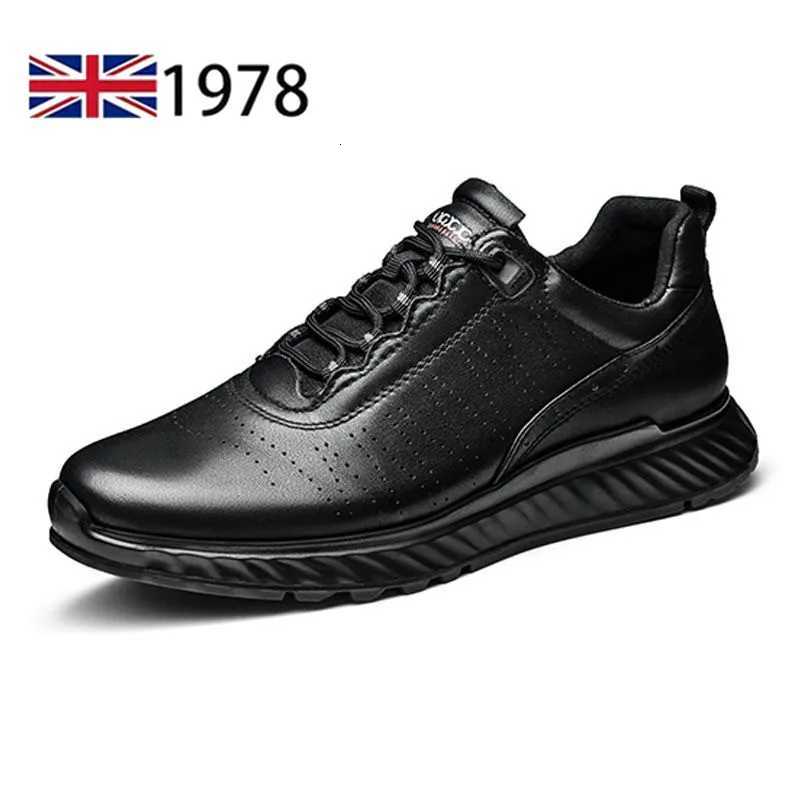 Genuine Leather Trekking Shoes Mens Casual Shoes Business Brand Male Footwear Soft Comfortable Walk Sneakers W250716