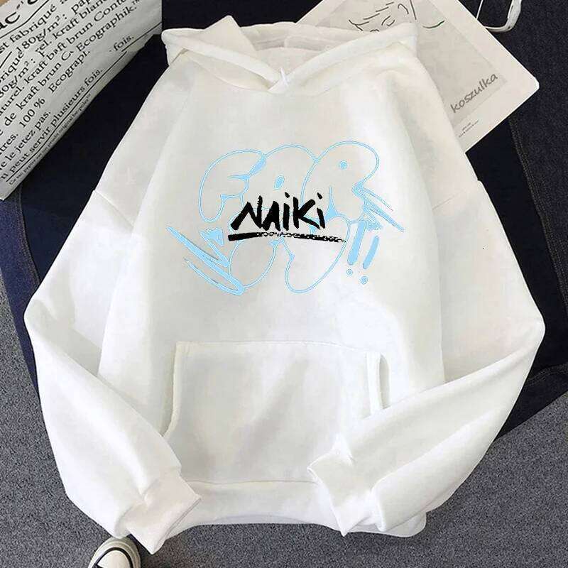 Nicki Nicole FORTY Fans Print Letter Hoodie Trend Pullover Creative Design Clothes Unisex High Street Autumn Winter Sweatshirts
