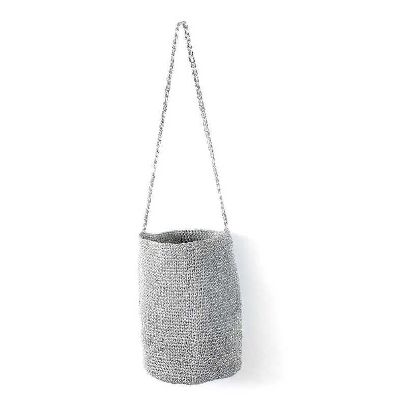 2025 Hand-woven Hand-Headed Bucket Bag Large Capacity Design Casual Beach One-Shoulder Armpit Bag
