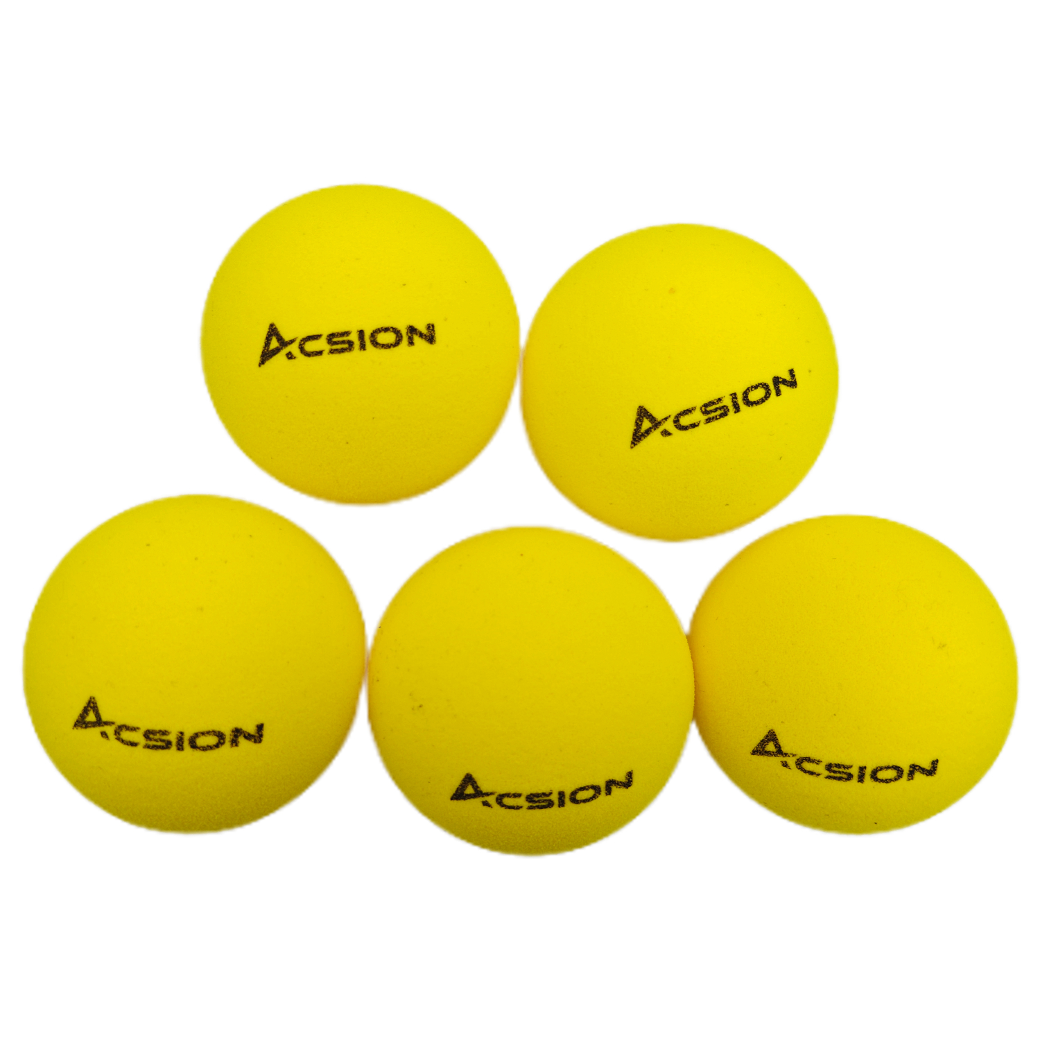 Acsion Stealth Quiet Pickleball Balls Foam Pickleball Balls for Indoor & Outdoor Play - Noise Reducing & High Performance For Practice