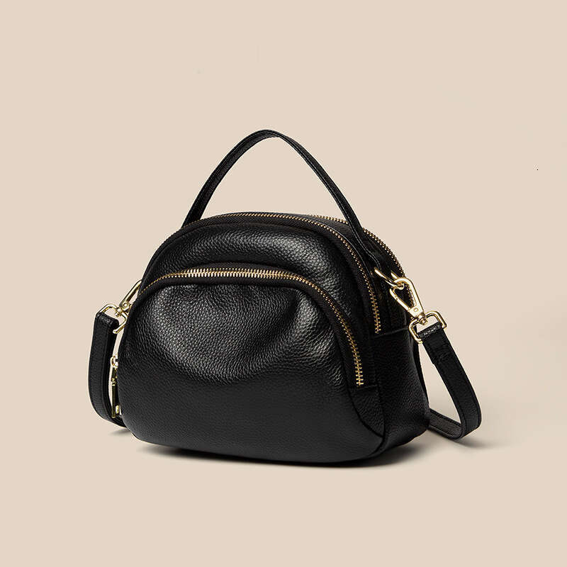 Women's 2022 New Casual Handbag Trendy Multi-layer Fashion Three-layer Soft Leather Mom Shoulder Crossbody Bag