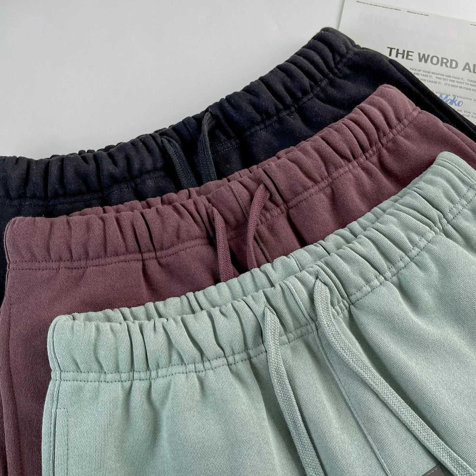 Season 9 Luxury Design Mens Casual Pants Two Rows Rubber Letter Wide Leg Pants Fashion Couple High Street Loose Sweatpants y250716