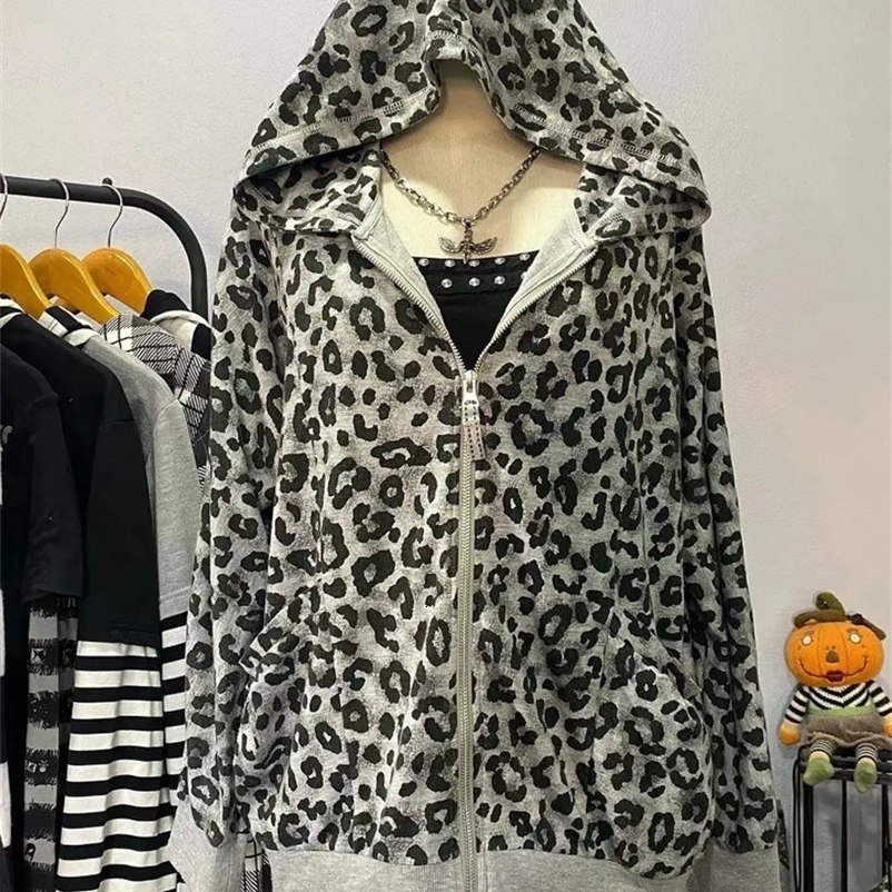 Y2k Hoodie Winter 90s Women Zip Up Hoodies Letter Punk Oversized Tops Kawaii Sweet Girl Hoody Gothic Sweatshirt 250715