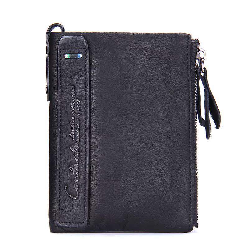 Genuine Fashion for Woman Bifold Short Purses Credit Card Holder Wallets Leather Coin Purse Money Clip ddmynov