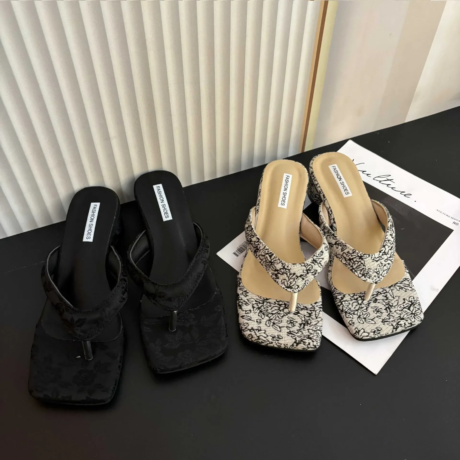 Summer Clip Toe Women Slippes Fashion Elegant Wedges Heel Slides Shoes Ladies Casual Outdoor Beach Flip Flops Sandalias 250712