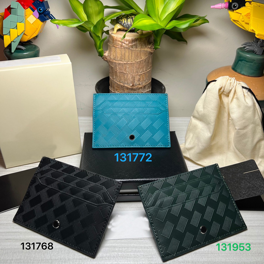 Credit Card Holder Men's Wallet Genuine Leather Luxury Designer Pocket Coin Purse Top Quality Women's Wallet Business Card ID Case Handbag Mini Wallet with Box