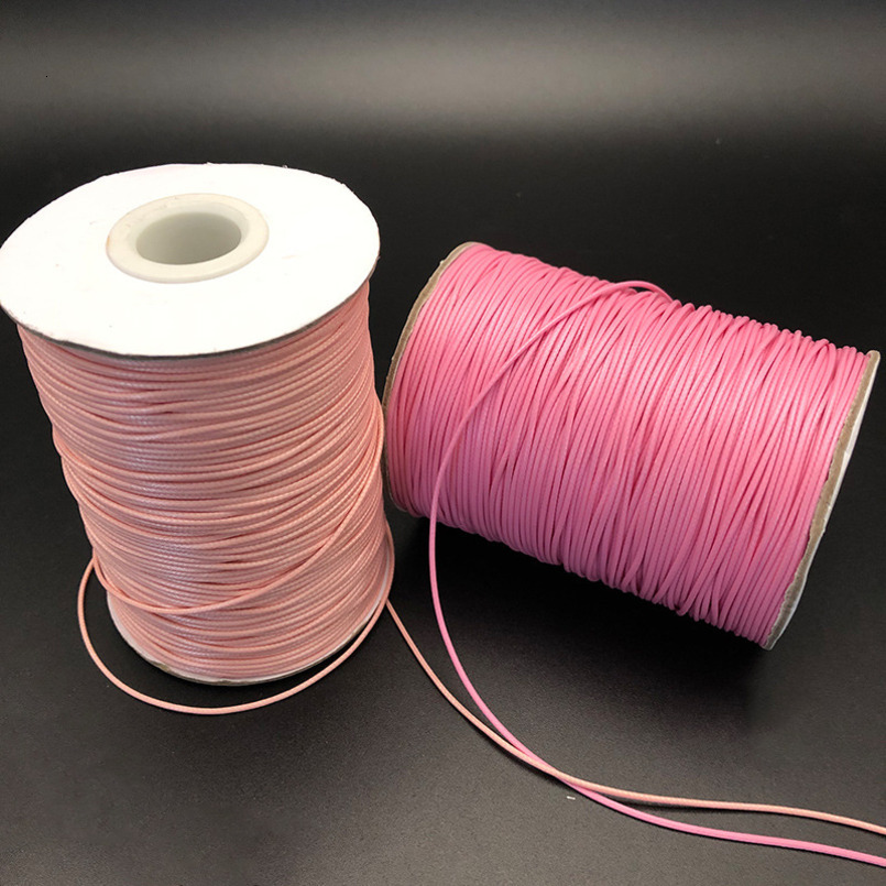 0.5-4.0MM Colorful Korean Cord Wax Handmade Braided Necklace Pendant Eco-friendly DIY Accessories Rope