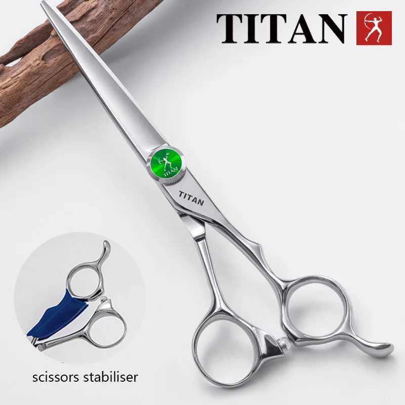 Titan Hairdressing Scissors Professional Barber Tools Cutting Thinning Scissors Hair Shear 6inch High-end JP VG10 Steel CNC W250716