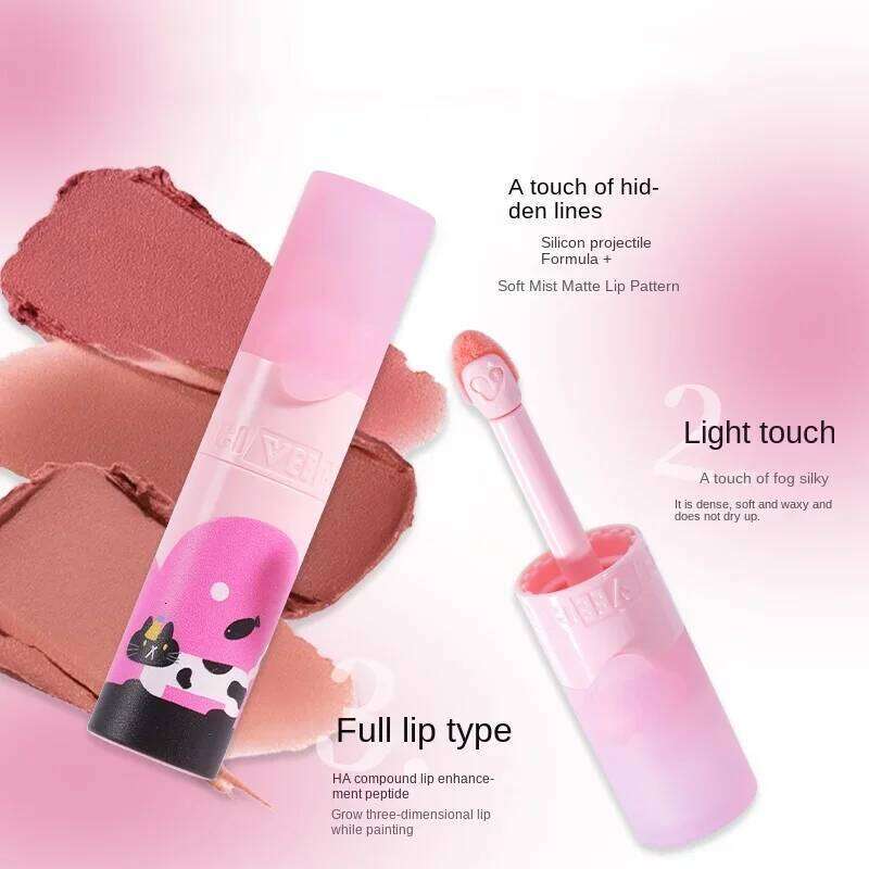 VEECCI d Matte Veet Lipstick Lip Glaze Korean Makeup Waterproof Long Lasting Vitamin Lipgloss Making Supplies X250716