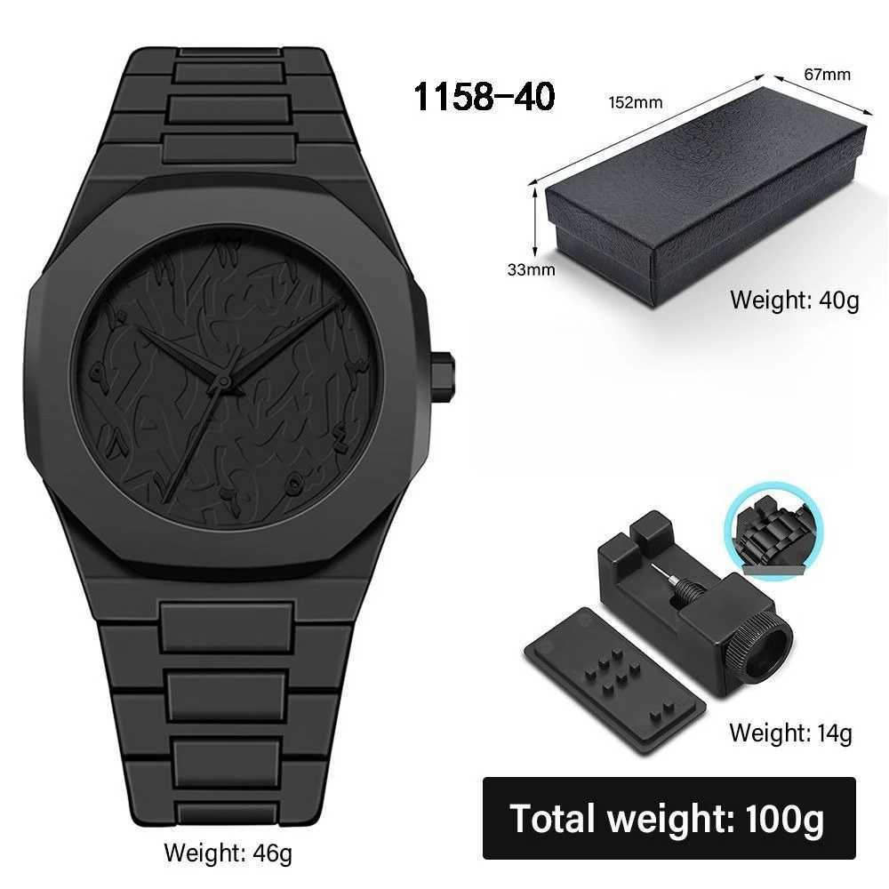 Luxury High-end Mens Fashion Quartz for Man Light Luxury Waterproof Large Dial Minimalist Person Trend Wrist Y250715