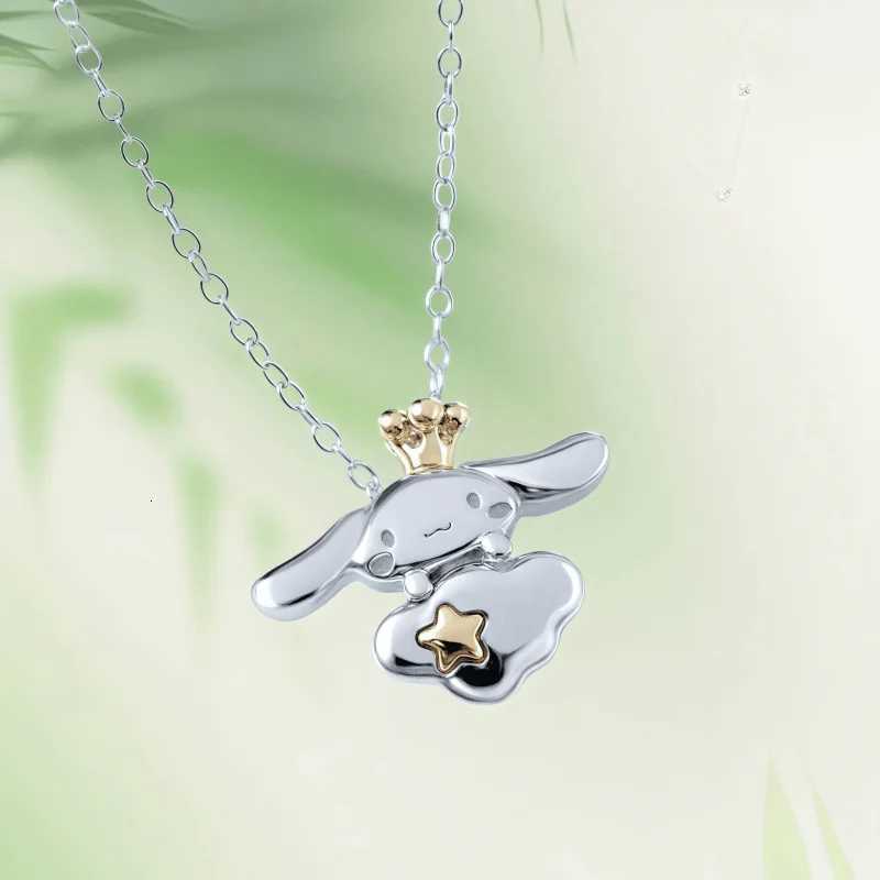 Sanrio Cinnamoroll Necklace 925 Silver Pendant Cartoon Light Luxury High-appearance Exquisite Versatile Jewelry Collarbone Chain w250716