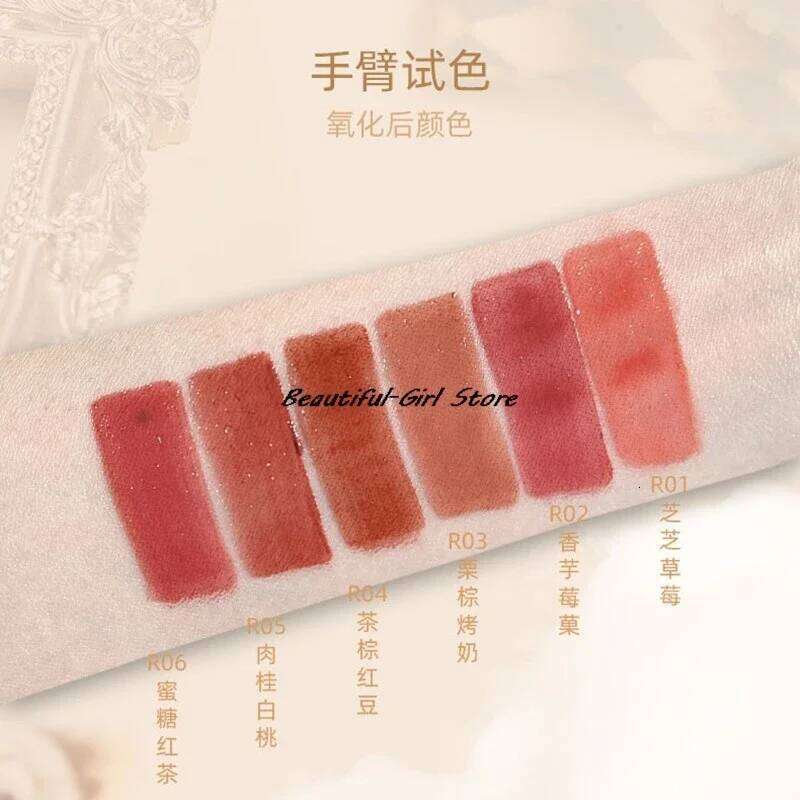 Toorune Magic Garden Mirror Light Lipstick Beauty Water Lip Plumper Gloss Non Sticky Long Lasting Cosmetics