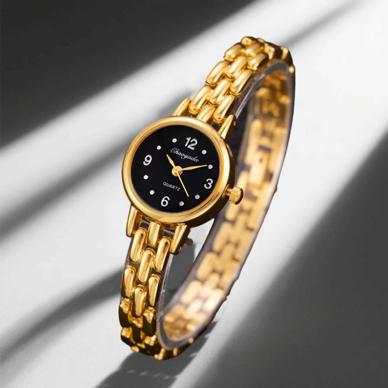 Top Brand Wen Fashion Small Dial Gold Women Luxury Alloy Strap Ladies Quartz Wristwatch Gift Clock Womens Watch Y250715