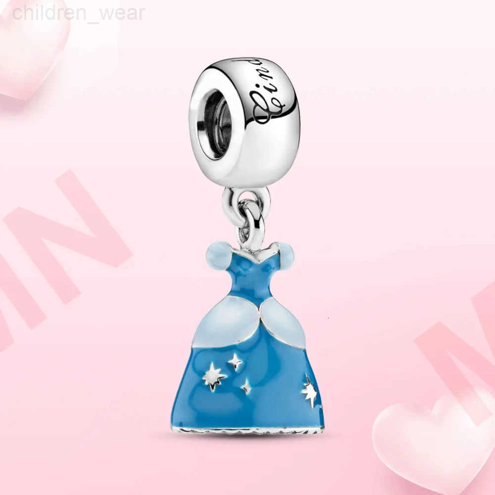 Disney 2024 New Fashion Original Design Princess Charm Bead Silver Plated Suitable for Girls Bracelet DIY Jewelry Gifts W20250716