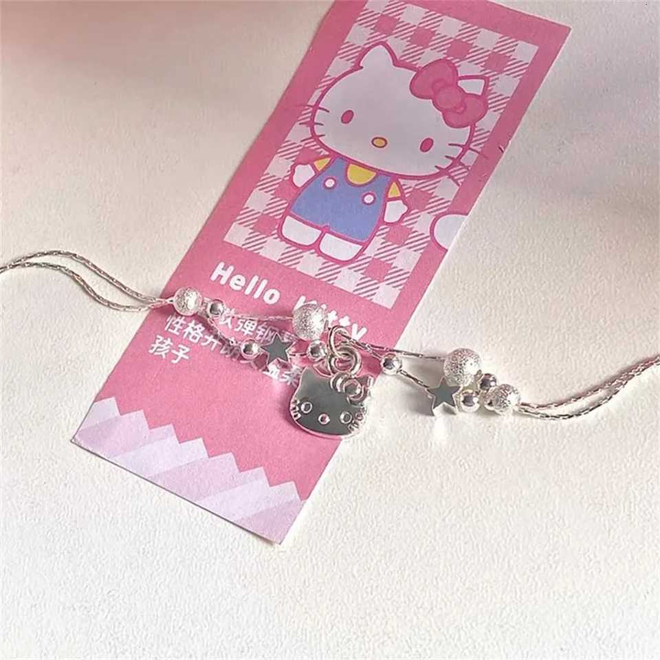 Sanrio Kawaii Sanrio Hello Kitty Bracelet Cute Cartoon My Melody Couple Star Hand Jewelry Girly Heart Jewelry Accessories Friends Gifts w250716