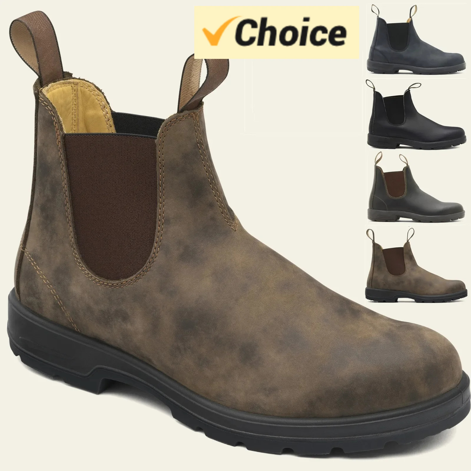 Mens Leather Boots Casual Slip On Formal Oxfords Boot Vintage Couple Shoes Boots Motorcycle Combat Ankle Dress Boots Mens 250715
