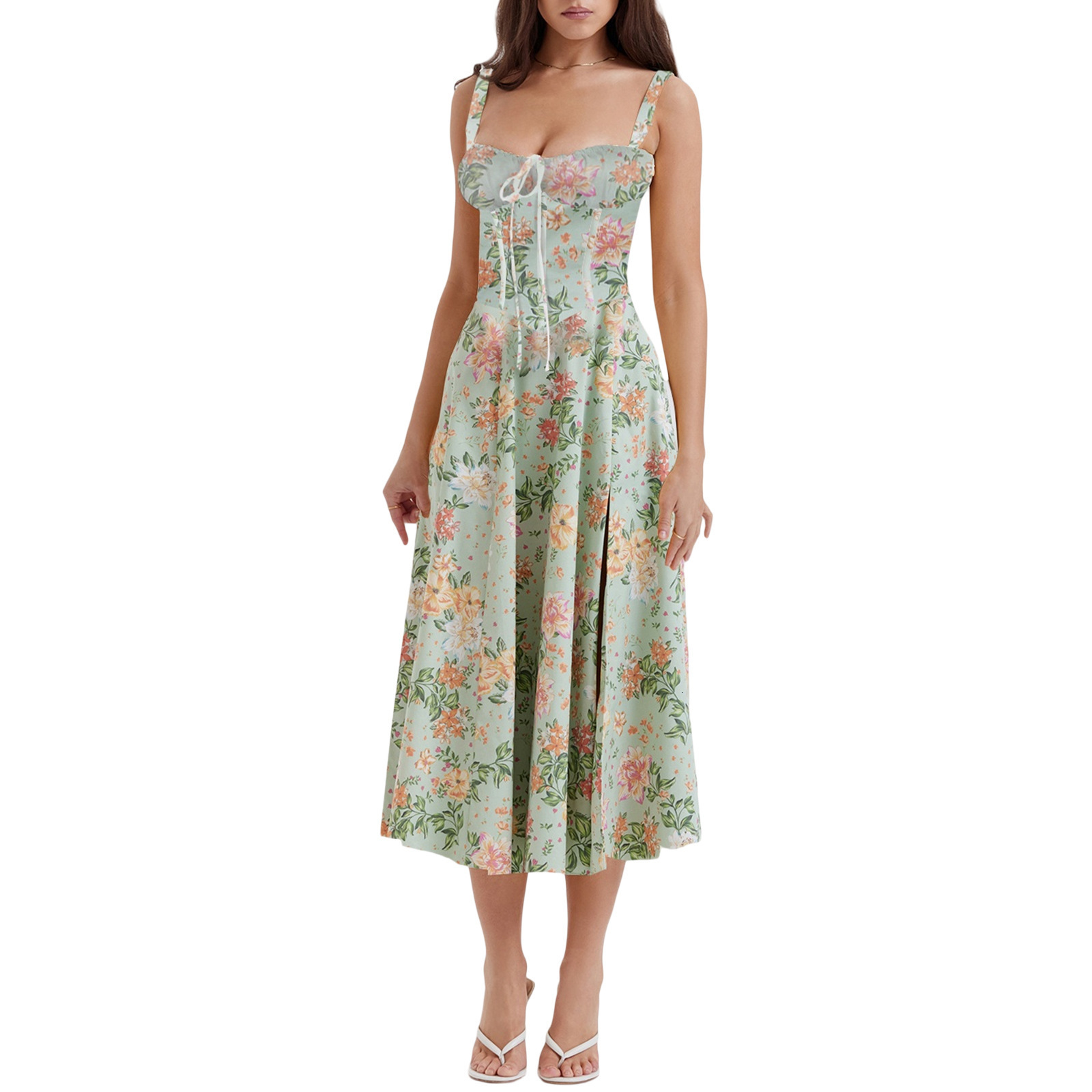 2025 Amazon Hot-Selling Summer Elegant Fashion High-End Strap Gentle Style French Dress for Women