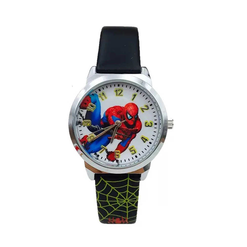 Disney Marvel Spider Man Cartoon Children Watches Quartz Wristwatch Boy Student Fashion Time Clock Waterproof For Boy Gift W20250716