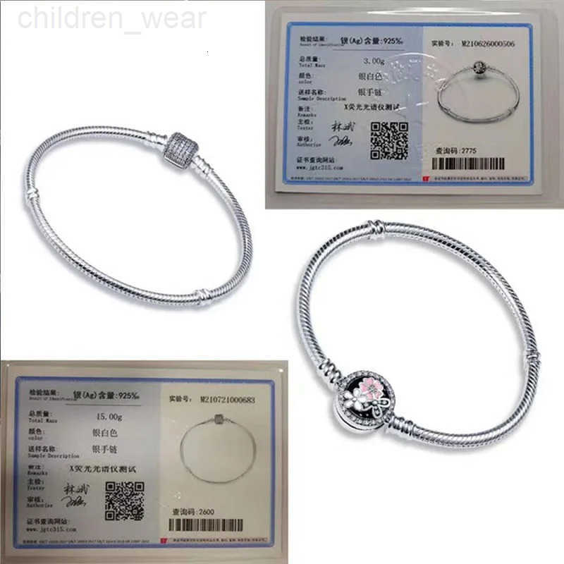 Disney Hot Selling S925 Sterling Silver Heart-Shaped Crown Snake Bone Bracelet Suitable for Pandora Bracelets Womens Fashion Jewelry W20250716