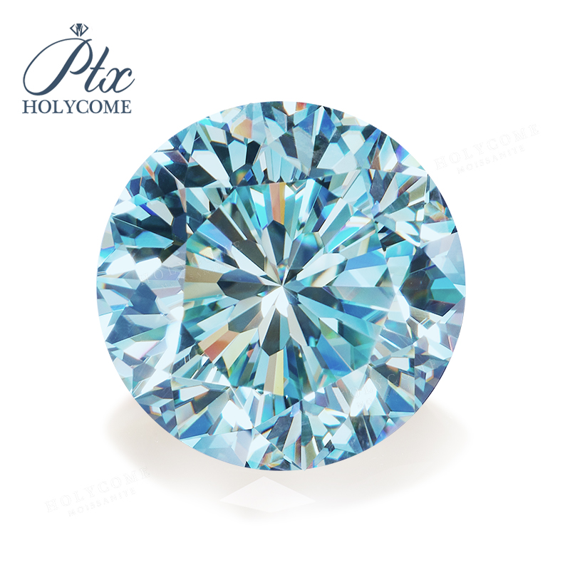 9 Heart 1 Flower Moissanite Pass Diamond Tester GRA Multicolored Loose Moissanite VVS1 Round Shape Gemstone for Fine Jewelry Making