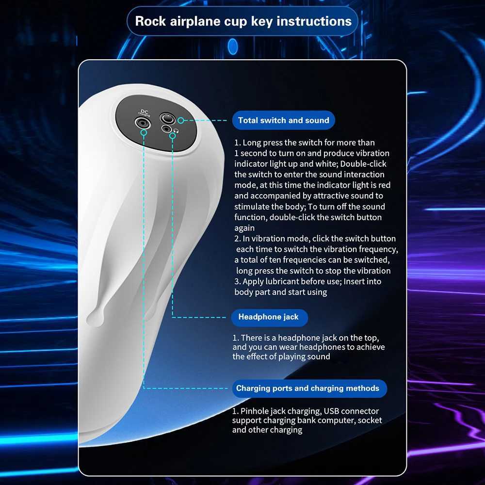 Automatic Masturbator Blowjob Cup Male Real Vagina Pocket Pussy Machine Oral Penis Masturbation Vibration Adult Sex Toy for MenXJ250715