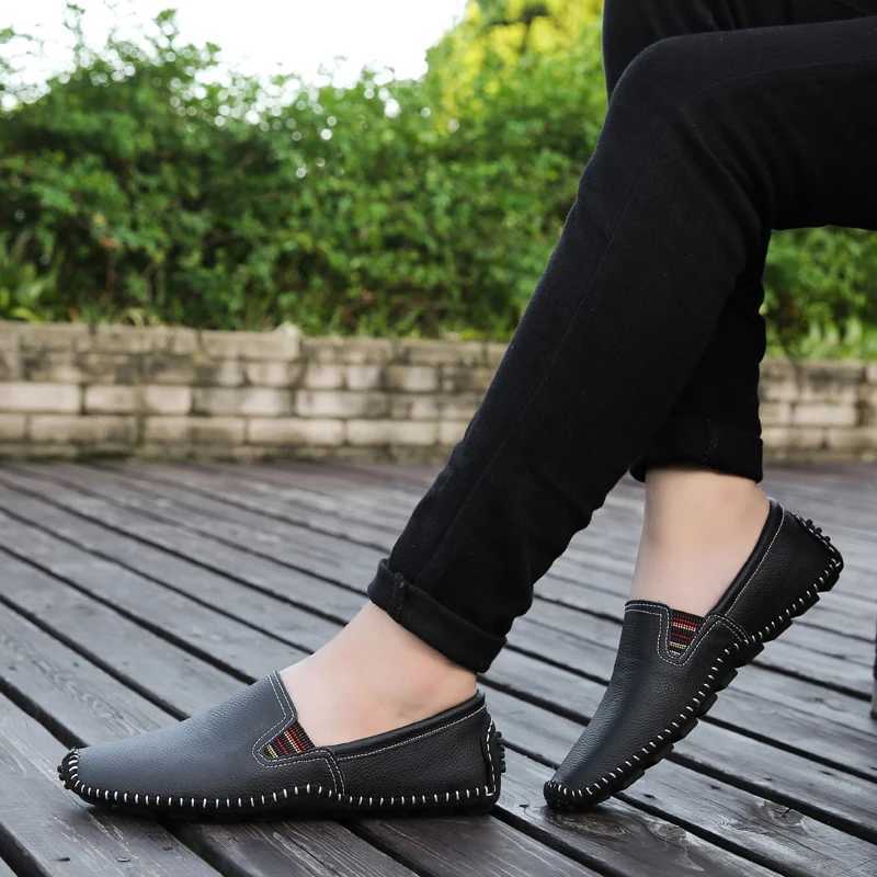 Fashion Men Shoes Comfortable Mocassin Men Luxury Brand Classic Loafers Men New Arrival Mens Dress Shoes Plus Size W250716