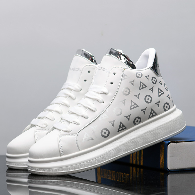 hot free shipping designer Running Shoes for men thick soled high top versatile sports and leisure shoes