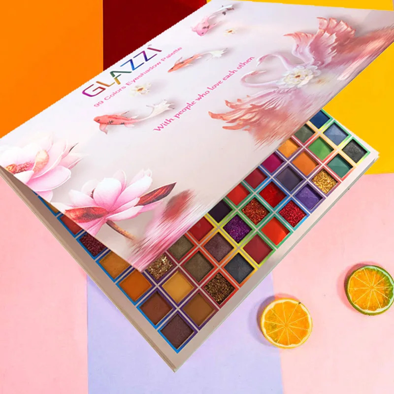 OWOSC 99 Colors Eyeshadow Palette Glitter Shimmer Eye Shadow Powder Matte Glitter Eyeshadow Palette Cosmetic Makeup Kit 250712