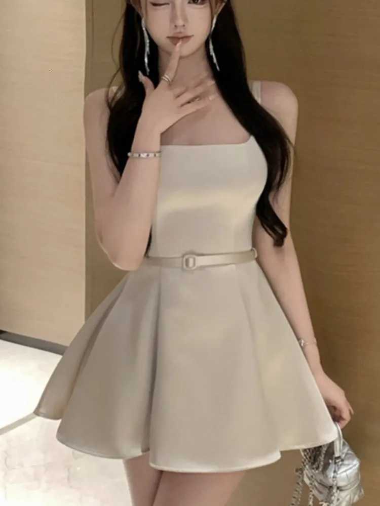 Elegant Champagne Birthday Graduation Mini Dresses Summer A-Line Party Wedding Guest Dress Chic Ball Gown Clothing R250716